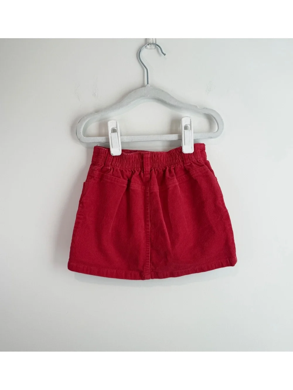 Old Navy Red Corduroy Skirt for Toddler Girls Size 3T